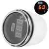 52Mm 2in Battery Digital Gauge Waterproof AntiFog Meter 12V with Smart Alarm for Ships  Electric Vehicles Boats(Black