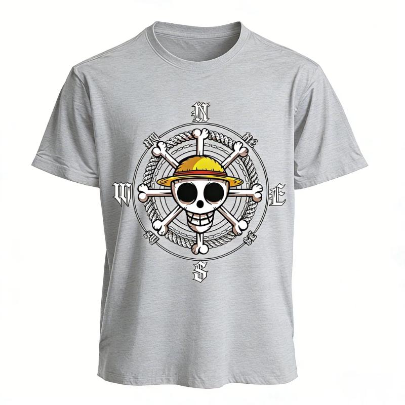One Piece Anime T Shirt Men Women Cotton Short Sleeve Summer 2026 Casual Streetwear Graphic Tee Crewneck Manga Print Tops Y2k
