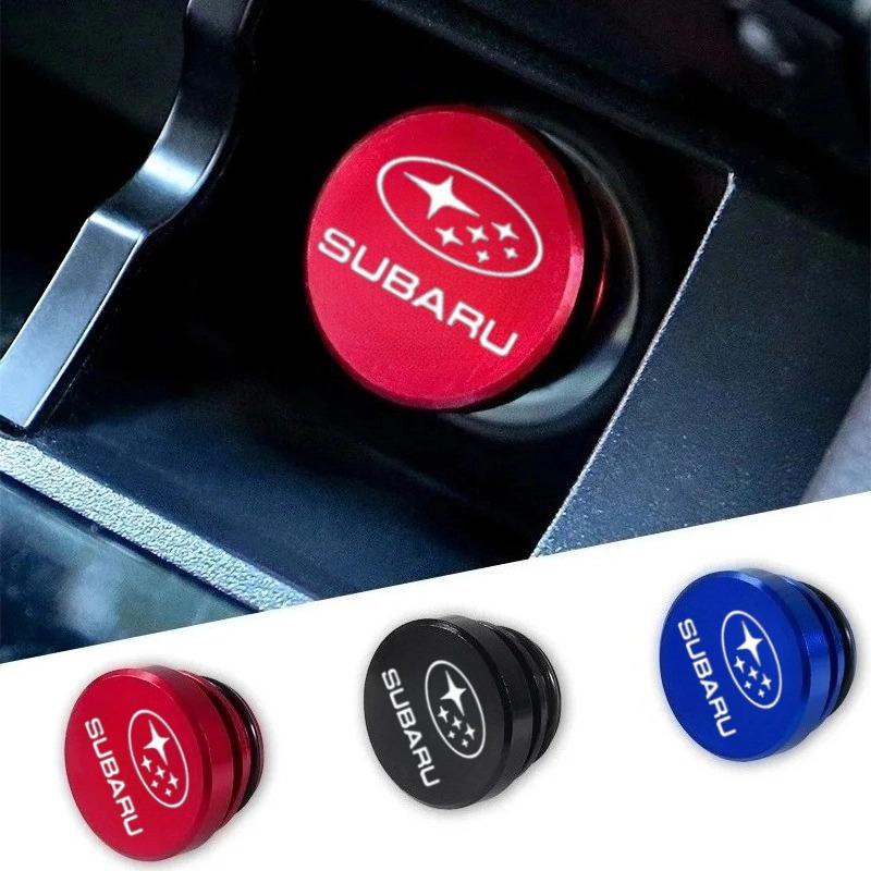 Alloy Car Cigarette Lighter Button Dustproof Cap Cover for Subaru STI XV WRC WRX BRZ FORESTER IMPREZA LEGACY OUTBACK TRIBECA Z9