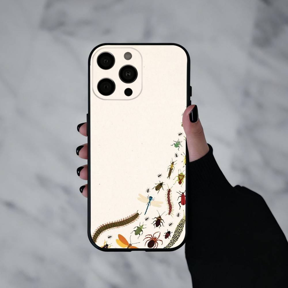 I-Insects And B-Bugs Phone Case For iPhone 17pro, 16,15,14,13,12,11 X XR Plus,Others Soft Black Cover