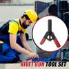 Automotive Nylon Blind Rivets Tools Heavy Duty Riveter With 40Pcs Nylon Blind Rivets Riveter Tool For Metal Wood