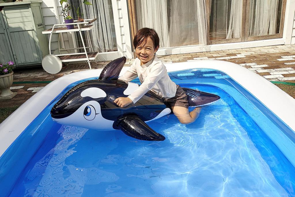 Мини-поплавок «Касатка» Игараси 130 x 83 см (черный) FRB-179V