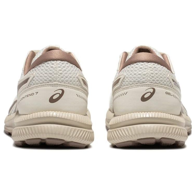 Asics Gel-Contend 7 Удобная ткань Синтетическая кожа Амортизация Дышащие Отскок Низкий верх Повседневные Кроссовки для бега Женские кроссовки Белый 1012B540-100