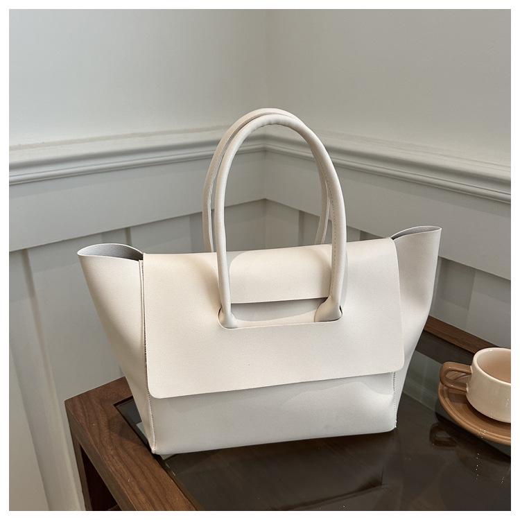 Женская сумка кроссбоди большой вместимости с текстурой в корейском стиле 2024 - Модная деловая сумка-тоут для поездок на работу