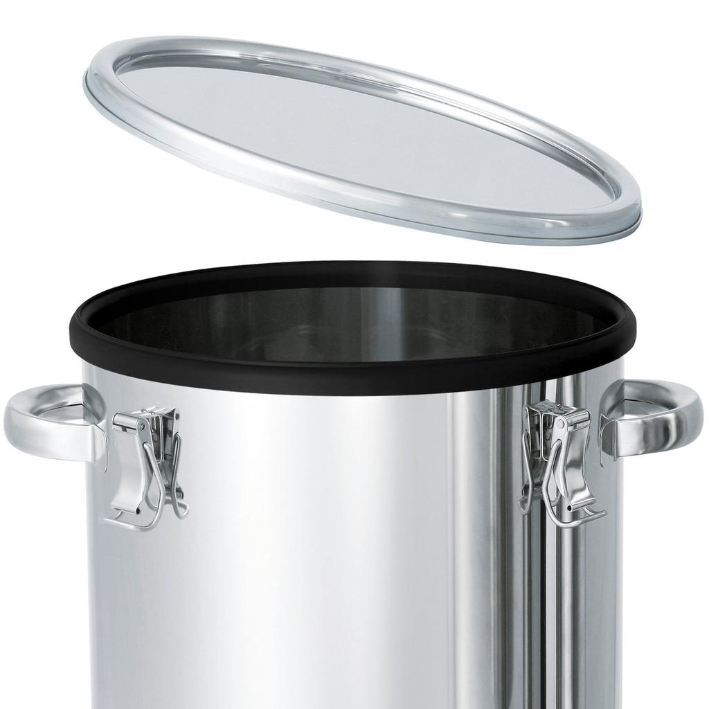 Nitto Metal Industry Герметичный контейнер из нержавеющей стали 4 л с неопреновой набивкой (Неопрен) CTH-18 тип А