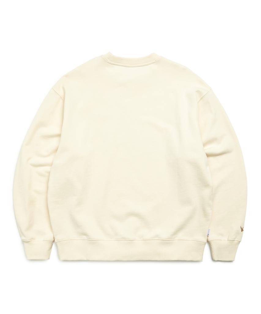 MARK GONZALES Signed Logo Sweatshirt - Ivory