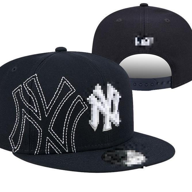 New adjustable baseball cap for men and women, embroidered flat-brim cap, American hip-hop cap