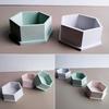 Hexagonal Candle Jar Resin Mold Geometric Storage Box Mold for Epoxy Resin,DIY Jewelry Box,Resin Clay Art,Home Wedding Decor
