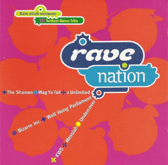 CD VARIOUS - Rave Nation TCD2607 Telstar 1992 UK Dance & Electronica Used