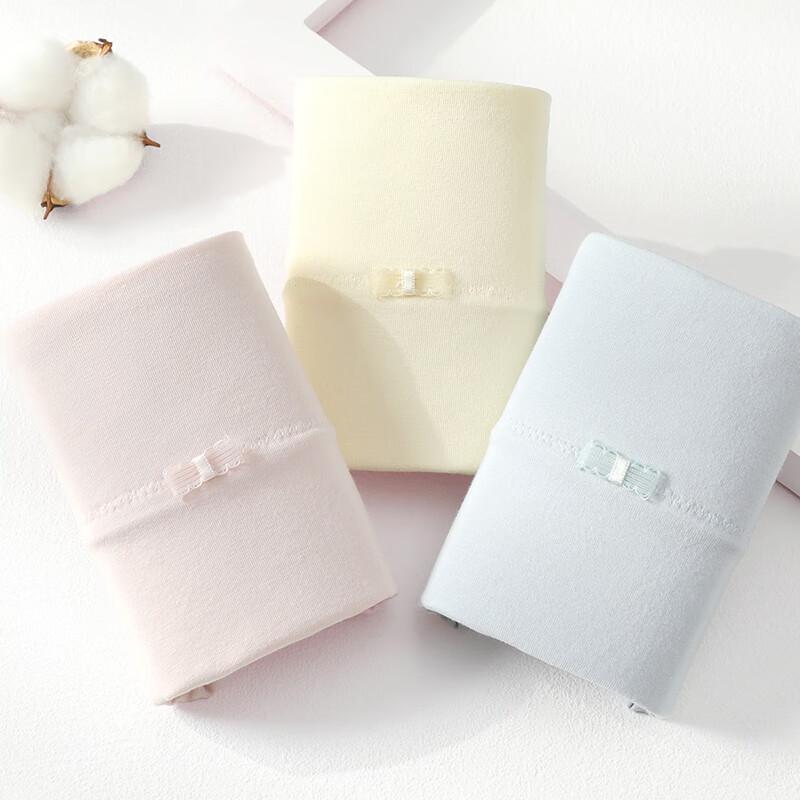 Fenteng Women's 10A Antibacterial Pure Cotton High Waist Briefs - 3 Pack