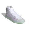 Adidas Nizza High RF 'Grape' (Unisex) Footwear White / Glow Mint / Purple Tint Skate Shoes GX2709
