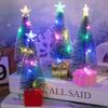 New Mini Luminous Christmas Tree LED Lights Children's Gifts New Year Christmas Party Decorations Home Desktop Decoration