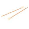 1 Pair Drum Mallet Non Slip Beech Wood Handle Wool Felt Bass Drum Mallet for Practice
