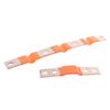 Гибкая шина 300А 200А Шина Медная Свободный Защитный элемент С изоляцией Аккумуляторный Коннектор Проводящая Лента Эллиптическая