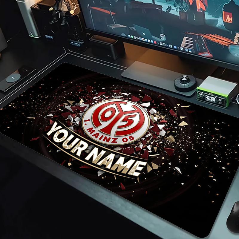 Mainz Print Cushion Non-slip Laptop Tablet Big Mousepad XXL Mat Mini PC Playmat With Lock edge