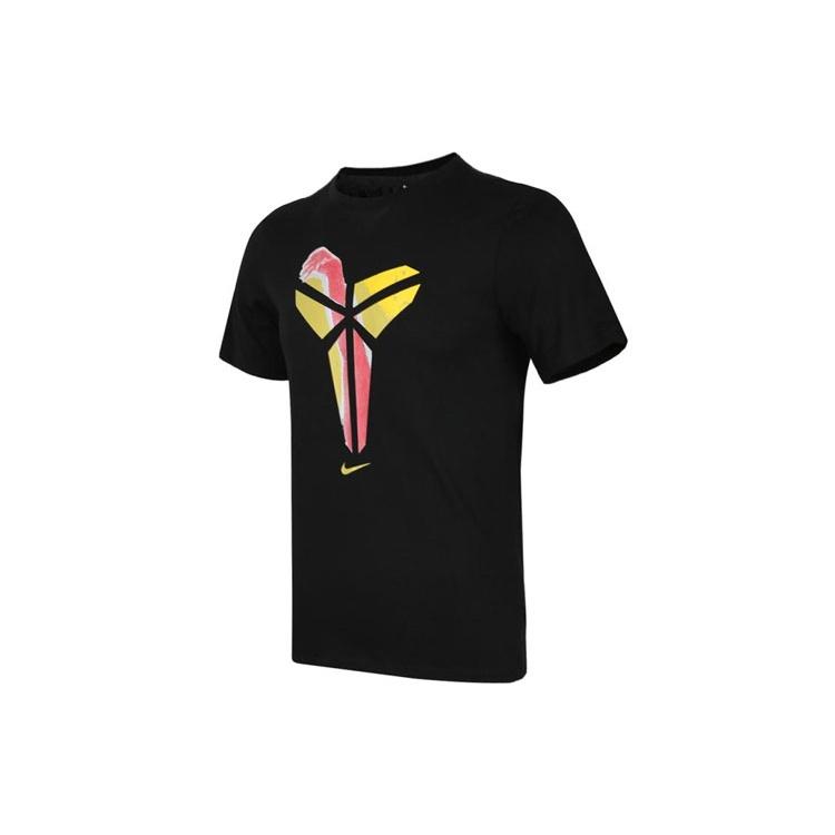 Nike Athleisure Casual Sports Breathable Printing Short Sleeve Black Men's AR1472-010
