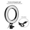 6 Inch Ring Shape Photography Lighting 3 Colors Adjustable Fill Light USB Interface