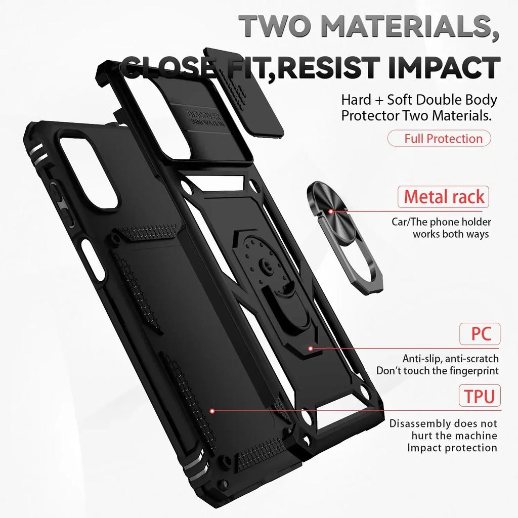 Ударопрочный защитный чехол для Motorola Moto G22 G 5G G32 G52 G82 G62 5G X40 Pro G Stylus G PLAY G Power 5G 4G Кольцо-держатель Крышка объектива