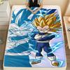 Фланелевое одеяло с принтом персонажей Dragon Ball, Высококачественное, Удобное для всех сезонов, Декор для дома, Тепло и уют, Идеально для рождественских подарков