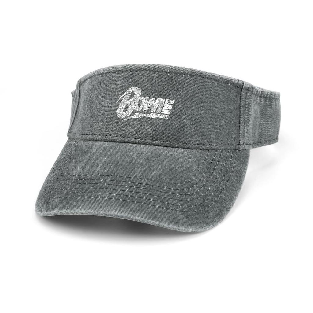 Дэвид Рок-звезда певец солнцезащитный козырек дырявый топ ковбойские шляпы унисекс женские спортивные бейсбольные теннисные кепки для гольфа с открытым верхом шляпа на заказ