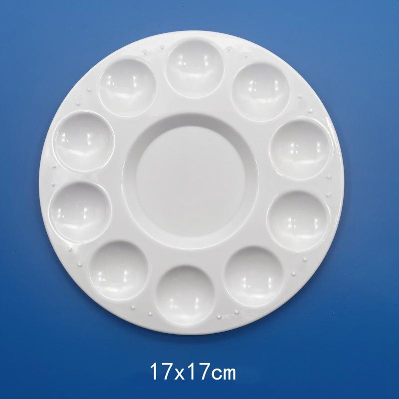 1 шт. Палитра для рисования Многоразовая Легко моется Пластиковый поддон для красок Художественные принадлежности Необходимое для любителей рисования Офис Школа ZYF