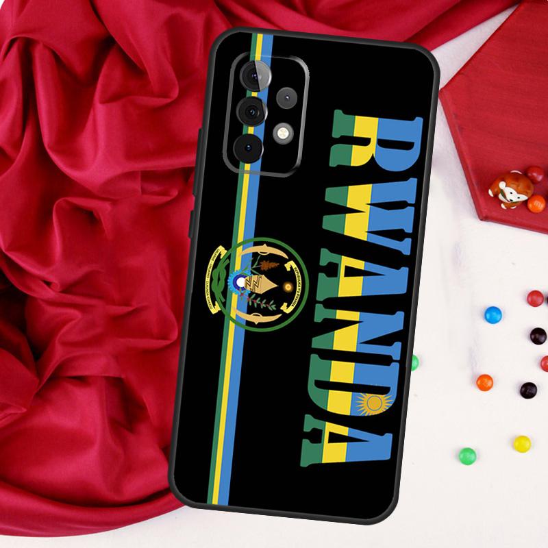 Флаг Руанды Герб Для Samsung Galaxy A26 A05 A06 A16 A54 A34 A14 A22 A32 A52 A55 A35 A15 A53 A13 A56 A36 Чехол