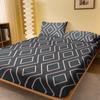 1 Piece Of Memory Time Patterned Frosted Bedsheet, Bedroom Printed Bedspread, Bedding (Excluding Pillowcases)