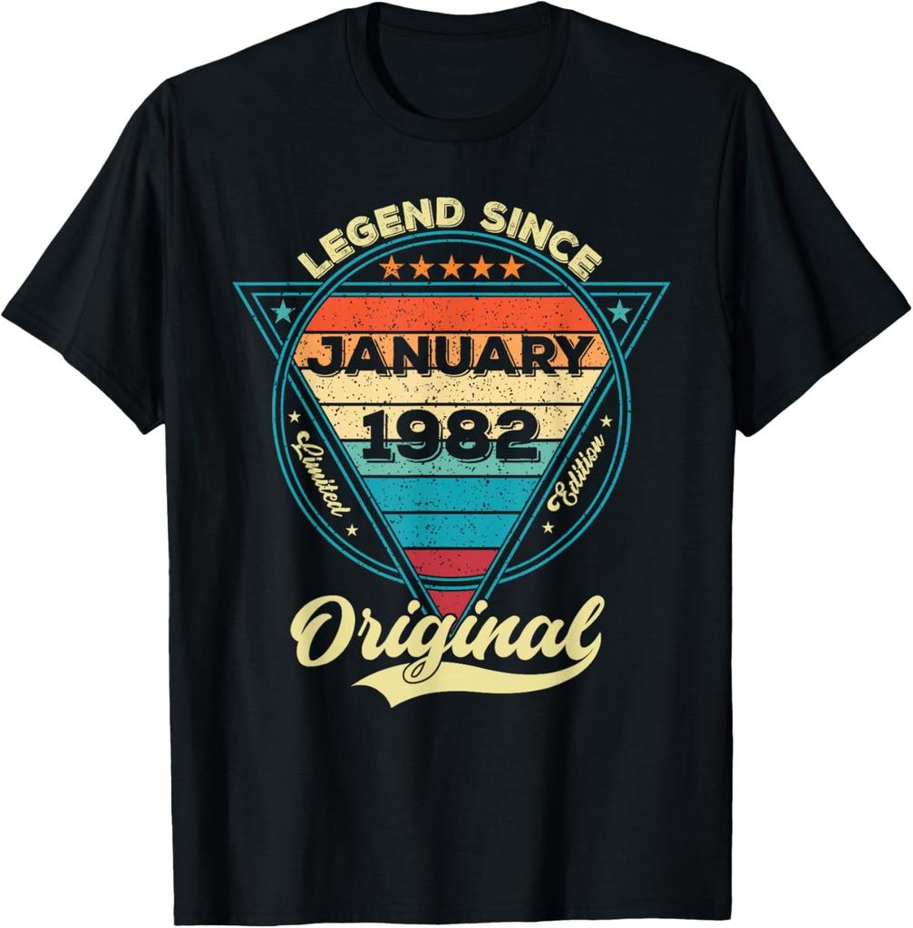 Class Of 1982 Reunion Tshirt Vintage 1982 Limited Edition Birthday 1982 Unisex Unisex Short Sleeve Printed Tshirt