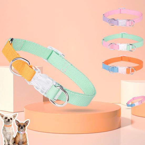 1 комплект ошейника для собаки в стиле пэчворк Цвет Многоцелевой Не вызывает аллергии Износостойкий Подходит для