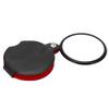 Pocket Magnifying Glass 3X Magnification ABS Nonslip Scratch Resistant Flexible Handle High Clarity