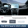 Fit for BYD Seal U -2026 Matte Interior GPS Nav LCD TPU Film Anti-Scratch Anti-Fingerprint Full trument Screen Protector