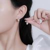 Natural Freshwater Pearl 3-Piece Set: Clover Earrings Ring Pendant Necklace Women Sweet Elegant Jewelry
