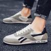 New Autumn Men's White Canvas Sneakers – Korean Style, Skateboard, Casual, Running, and Sports Shoes