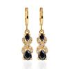 European & American Style Dragonfly Egg-shaped Zircon Earrings, Multicolor Fashion Studs for Women
