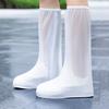 1 Pair PVC Women Shoe Covers Thickened Convenient Zipper Style Rain Protectors