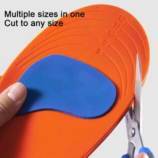 1 пара спортивных стелек, амортизирующие, устойчивые к запахам, дышащие, впитывающие пот, эргономичные стельки для мужчин и женщин, снижающие усталость ног