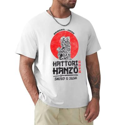 Футболка Hattori Hanzo Sword Sushi Kill Bill Tarantino Uma Thurman Retro Vintage 2019 Новые модные брендовые мужские футболки с круглым вырезом