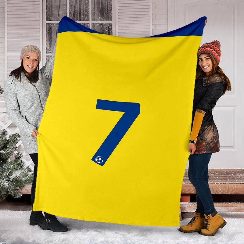 7 Theme Printed Blanket - Perfect for Couch, Bed, Travel & Outdoor Use | Machine Washable, Cozy & Durable.