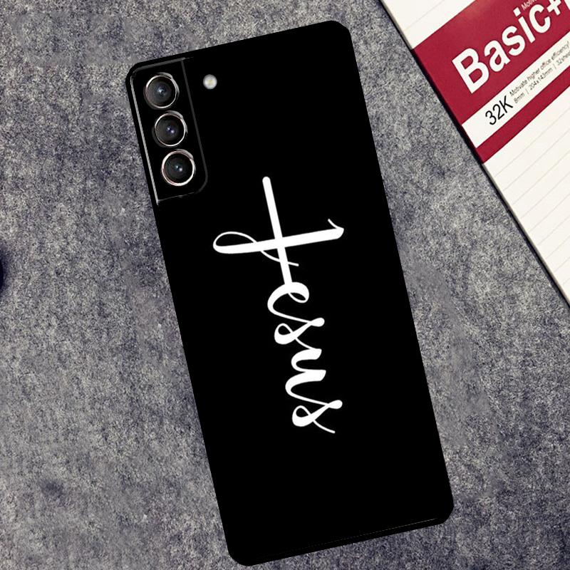 Чехол Крест Иисуса для Samsung Galaxy S24 Ultra S9 S10 S20 S21 S22 S23 Plus S25 FE S25 Ultra Чехол