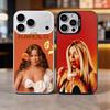 K-Karol G Колумбийский чехол для телефона для iPhone 17, 16, 15, 14, 13, 12, 11 Plus, Pro Max, Цветной серебристый чехол Funda