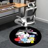 Kpop Chair mat Round Rug-Office carpet, Non-slip, Suitable for Living Rooms, Bedrooms decor.1205249a