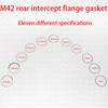 M42/ M48/ M54 Stainless Steel Rear Intercept Flange Gasket Kit 0.02mm-1mm 11 Piece for Astrophotography Astronomical Telescope