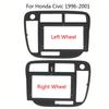 Car Radio Fascias 9 Inch Car Fascia Frame Adapter For Honda Civic 1996-2001 Android Radio Dashboard Fitting Panel Kit Face Plate