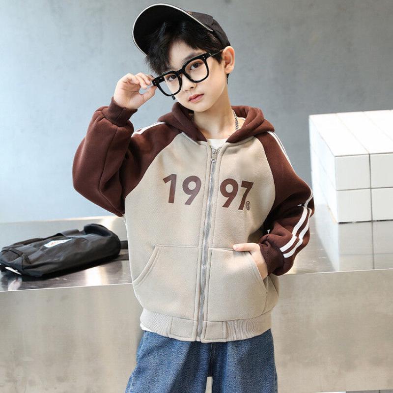 Детская спортивная куртка на флисовой подкладке - Универсальная весенне-осенняя верхняя одежда для мальчиков и девочек