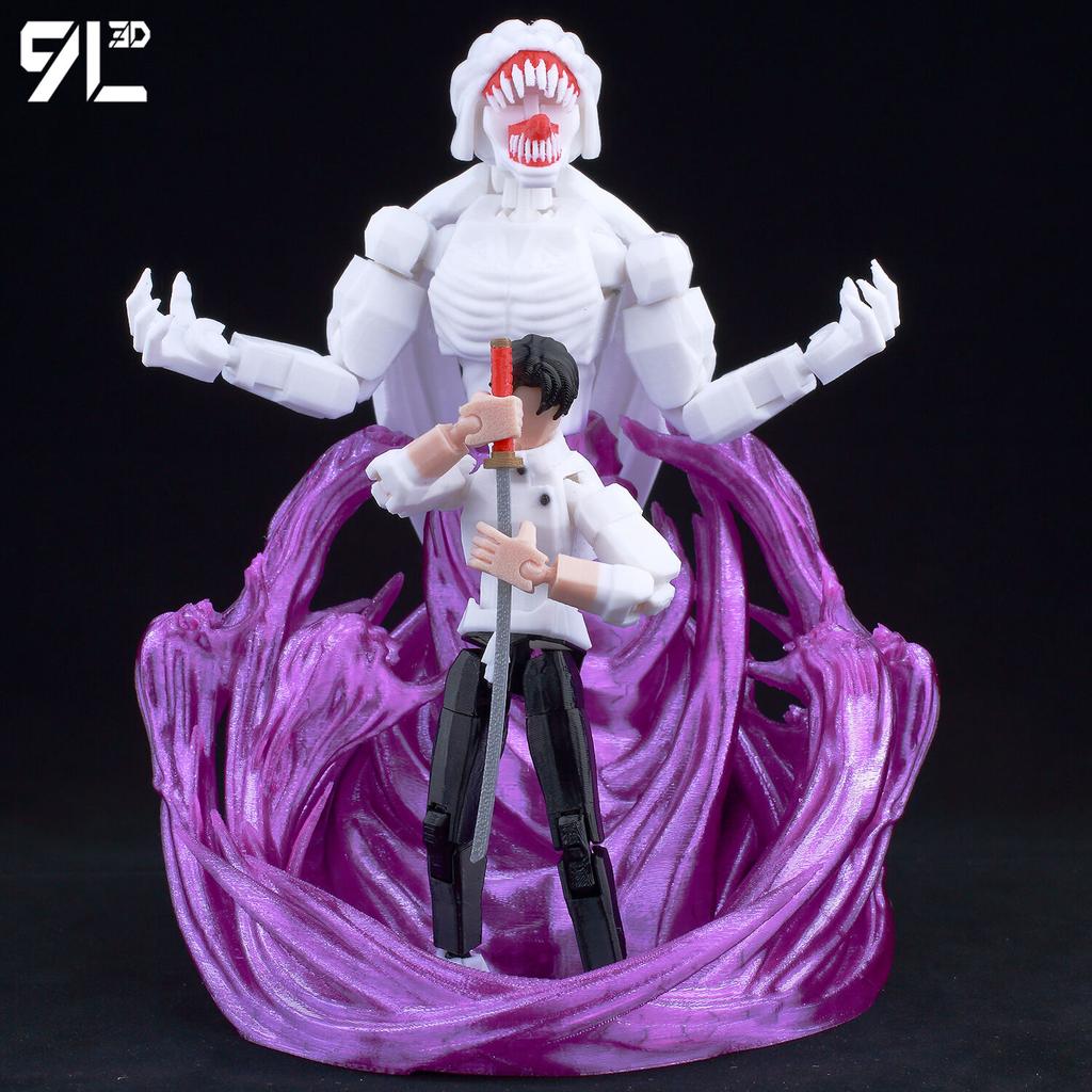 9L3D Jujutsu Kaisen Сукуна Юдзи Фигурка Lucky13 Аниме Коллекционная Игрушка Titan13 Многосуставная Позируемая T13 Проклятый Король Модель Подарок
