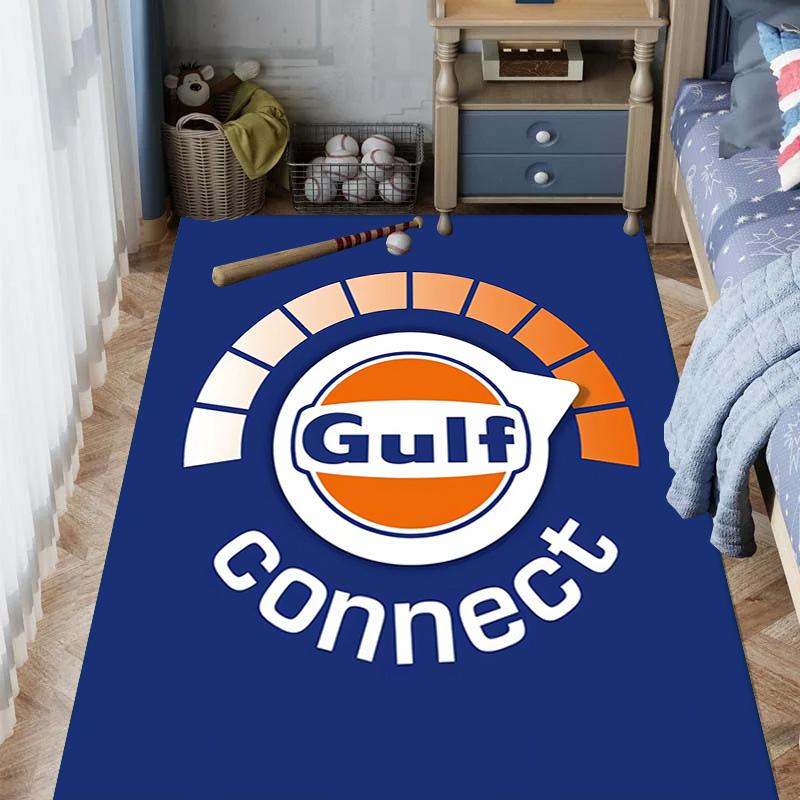 Gulf Brand Logo Design carpet Living room and bedroom mats floor mats Art Bathroom mat Fashion
