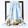 Women Malaysia Floral Printing Square Scarf