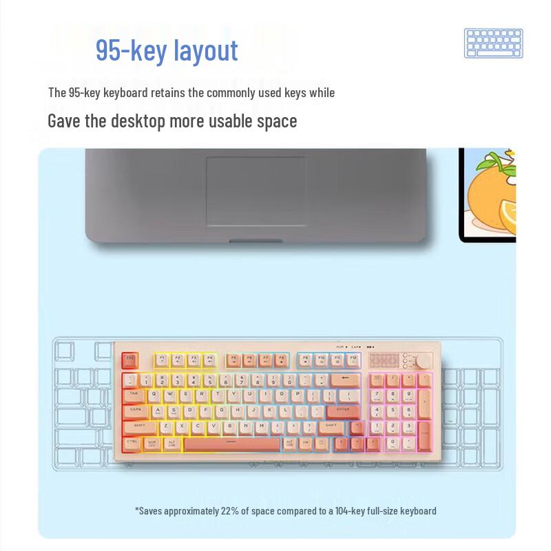 Lenovo Xiaoxin K2 Pro Wireless Gaming Keyboard & Mouse Set