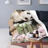 Плед Fubao Panda Fu Bao Животное Мягкий Плюш Шерпа Пледы для Легкого Ухода Машина Путешествие