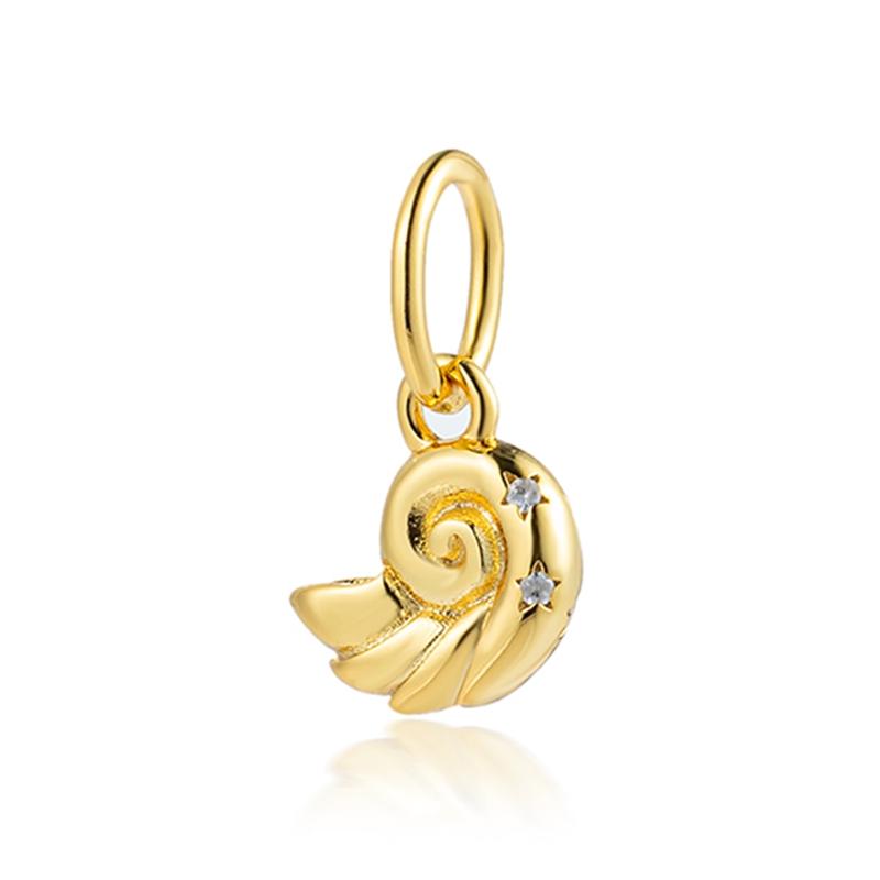 Sparking Gold Heart Clip Family Tree Dangle Charm Beads Fit Snake Silver Bracelet Necklace Beads For Diy Jewelry Women Gift